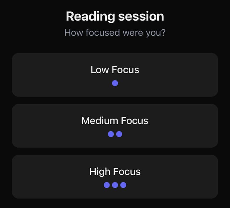 Focus Levels